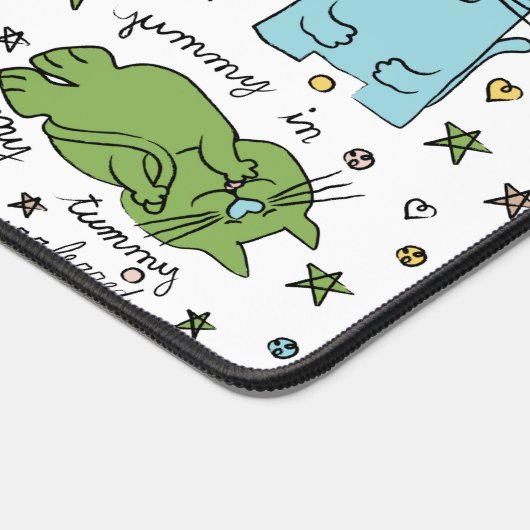 Hier Kat Kat Desk Mat (Hoek)