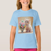 Hier kat, kat t-shirt (Voorkant)