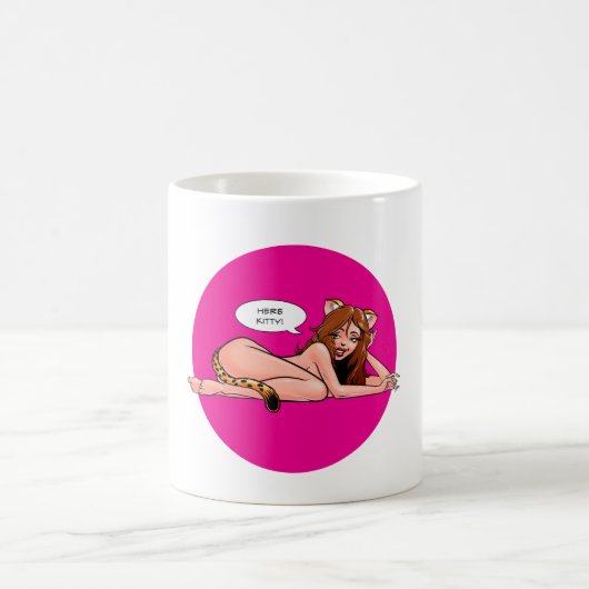 Hier Kat! Koffiemok (Center)