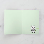 Hier kijk je naar het Wenskaart van You Panda Kaart (Binnen)