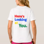 Hier kijk je naar jou. t-shirt (Achterkant)