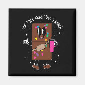 Hier kijken als een snack boujee chocoladewaarde magneet (Voorkant)