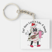 Hier kijken als een snack - Christmas Tree Cake Sleutelhanger (voorkant)