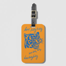 Hier Kitty Kitty Bagagelabel
