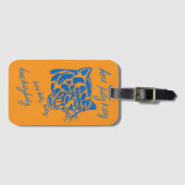 Hier Kitty Kitty Bagagelabel (Voorkant (horizontaal))