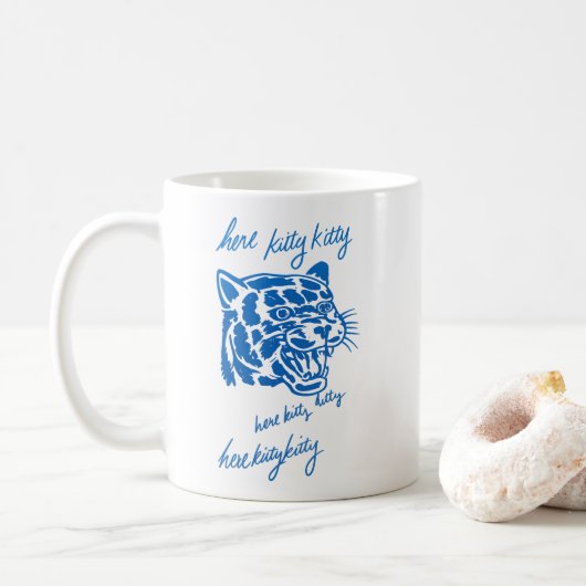 Hier Kitty Kitty Koffiemok (Met donut)