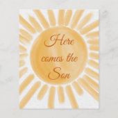 Hier kom Ray van Sunshine Baby shower Bingo Game (Achterkant)