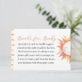 Hier komen de boeken van de Zoon voor Baby Kaart (Staand voorkant)