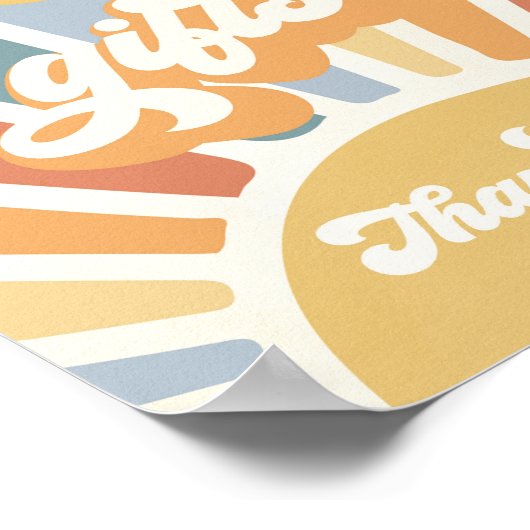 Hier komen de Kaarten van het Baby shower van de Z Poster (Hoek)