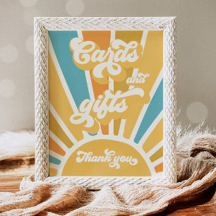 Hier komen de Kaarten van het Baby shower van de Z Poster