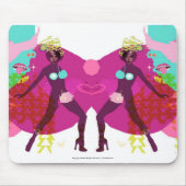 Hier komen de meisjes muismat (Voorkant)