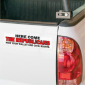 Hier komen de republikeinen bumpersticker (Op Truck)