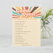 Hier komen de Son Baby shower spelletjes Menu (Staand voorkant)