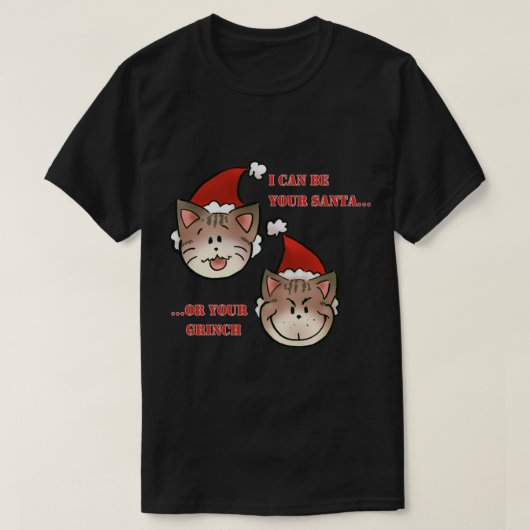 HIER KOMEN SANTA PAWS - CHRISTMAS DOG DESIGN BY IS T-SHIRT (Design voorkant)