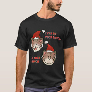 HIER KOMEN SANTA PAWS - CHRISTMAS DOG DESIGN BY IS T-SHIRT