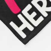 Hier komen we familie vakantie Florida 2025 bondin Fleece Deken (Hoek)