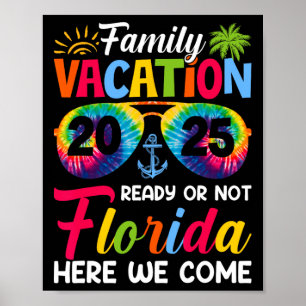 Hier komen we familie vakantie Florida 2025 bondin Poster