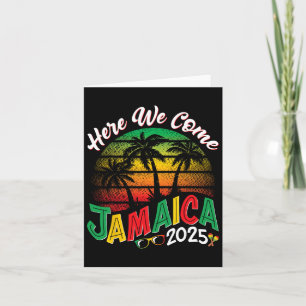 Hier komen we Jamaica 2025 Meisjesreis Familiezome Kaart