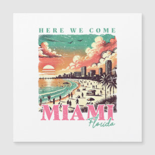 Hier komen we naar Miami Florida -  Miami Beach