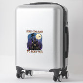 Hier Komen Weer Geheime Kasteel Spoken Maan Sticker (Koffer)