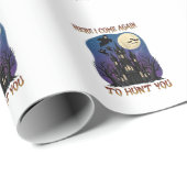 Hier komen weer spoken van het spookkasteel Maan Cadeaupapier (Rol Hoek)
