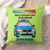 Hier kommt das Schulkind - Polizei Tatütata Kussen (Deken)