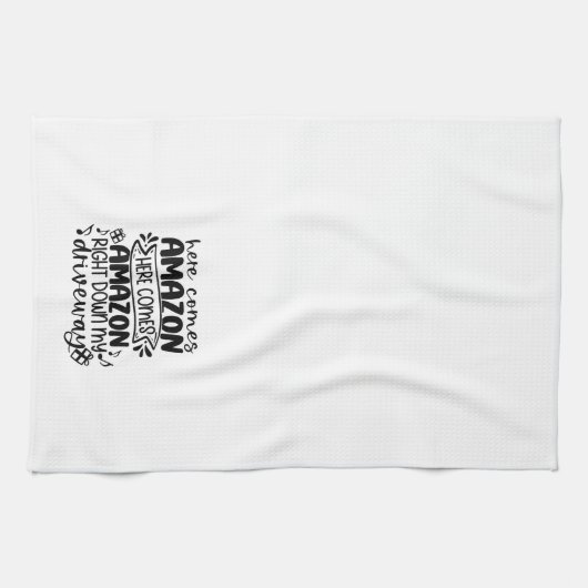 Hier komt Amazon keukenhanddoek (Horizontaal)