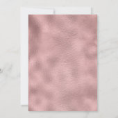 Hier komt BRIDE Roos Gold Glam Chic Vrijgezellenfe Kaart (Achterkant)