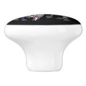 Hier komt Comes Grim Keramische Knop (Zijkant)