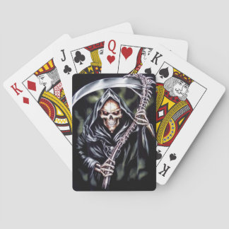 Hier komt Comes Grim Pokerkaarten