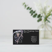 Hier komt Comes Grim Visitekaartje (Staand voorkant)