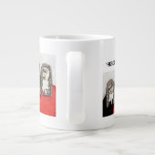 "Hier komt Da-rechter" Grote Koffiekop (Achterkant)