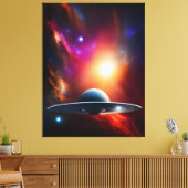 Hier komt de Aliens Canvas Afdruk (Insitu (Woonkamer))