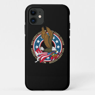 Hier komt de Amerikaanse Vrijheidsprijs Eagle iPhone 11 Hoesje