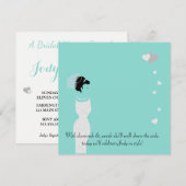 Hier komt de Bridal-feestdag Tiara. Kaart (Voorkant / Achterkant)