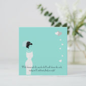 Hier komt de Bridal-feestdag Tiara. Kaart (Staand voorkant)