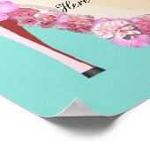 Hier komt de Bride Bridal Shadow Box Party Poster (Hoek)