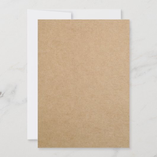 HIER KOMT DE BRIDE | BRIDAL SHOWER INVITATION KAART (Achterkant)