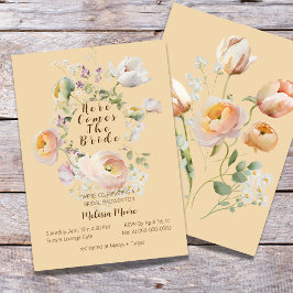 Hier komt de Bride, de Uitnodiging van de Bridal v