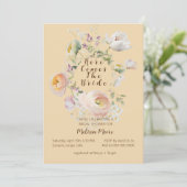 Hier komt de Bride, de Uitnodiging van de Bridal v (Staand voorkant)