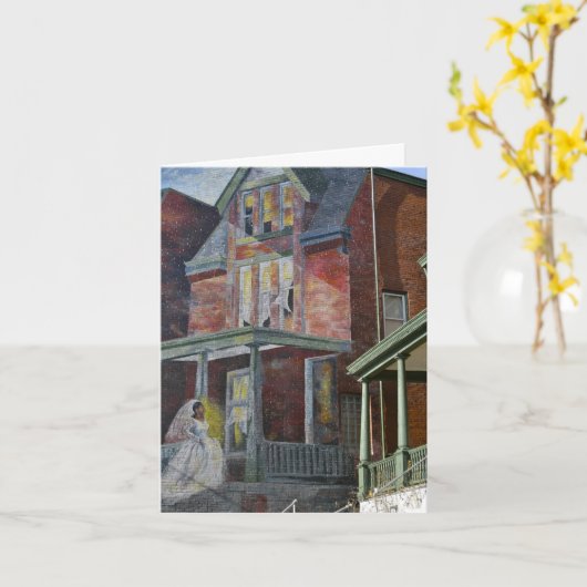 Hier komt de Bride Kaart (Gele Bloem)