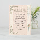 Hier komt de bride kaart (Staand voorkant)