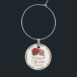 Hier komt de Bride - 🌹 🌹  Roos Floral Wijnglashanger<br><div class="desc">Wijncharme - Hier komt de bruid - Rozen. ⭐Dit product is 100% . Afbeeldingen en / of tekst kunnen worden toegevoegd, verwijderd, verplaatst, vergroot of verkleind, gewijzigd, geroteerd, enz... ⭐99% van mijn design in mijn winkel worden gedaan in lagen. Dit maakt het gemakkelijk voor u om de grootte te wijzigen...</div>