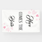 Hier komt de bride spandoek (Horizontaal)