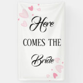 Hier komt de bride spandoek (Verticaal)