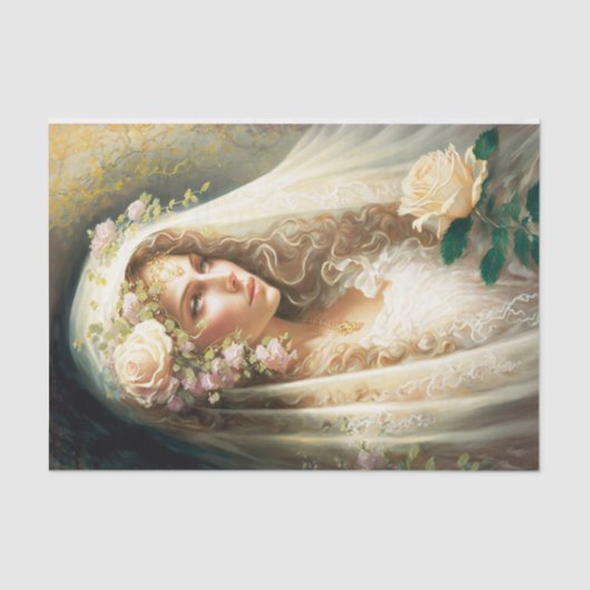 Hier komt de Bride Tissuepapier (Voorkant)