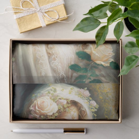 Hier komt de Bride Tissuepapier (Geschenk)