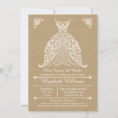 Hier komt de Bride! vrijgezellenfeest Kaart (Voorkant)