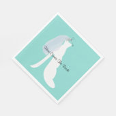 Hier komt de Bride Vrijgezellenfeest Partij Servetten (Hoek)