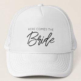 HIER KOMT DE BRUID bruiloft Bachelorette Fun Trucker Pet